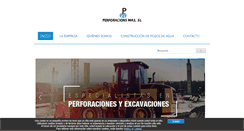 Desktop Screenshot of perforacionesmas.com