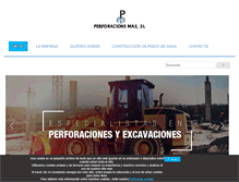 Tablet Screenshot of perforacionesmas.com